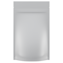 Matte White Opaque Dragon Chewer 7 g gram 1/4 ounce smell proof mylar bags by HIGHLOCK. Best thick wholesale bulk dispensary custom child resistant packaging 420 barrier bags tamper evident resealable large food storage baggies 4 x 6