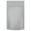 Matte White Opaque Dragon Chewer 7 g gram 1/4 quarter ounce smell proof mylar bags by HIGHLOCK. Best thick wholesale bulk dispensary custom child resistant packaging 420 barrier bags tamper evident resealable large food storage heat sealable 4 x 6