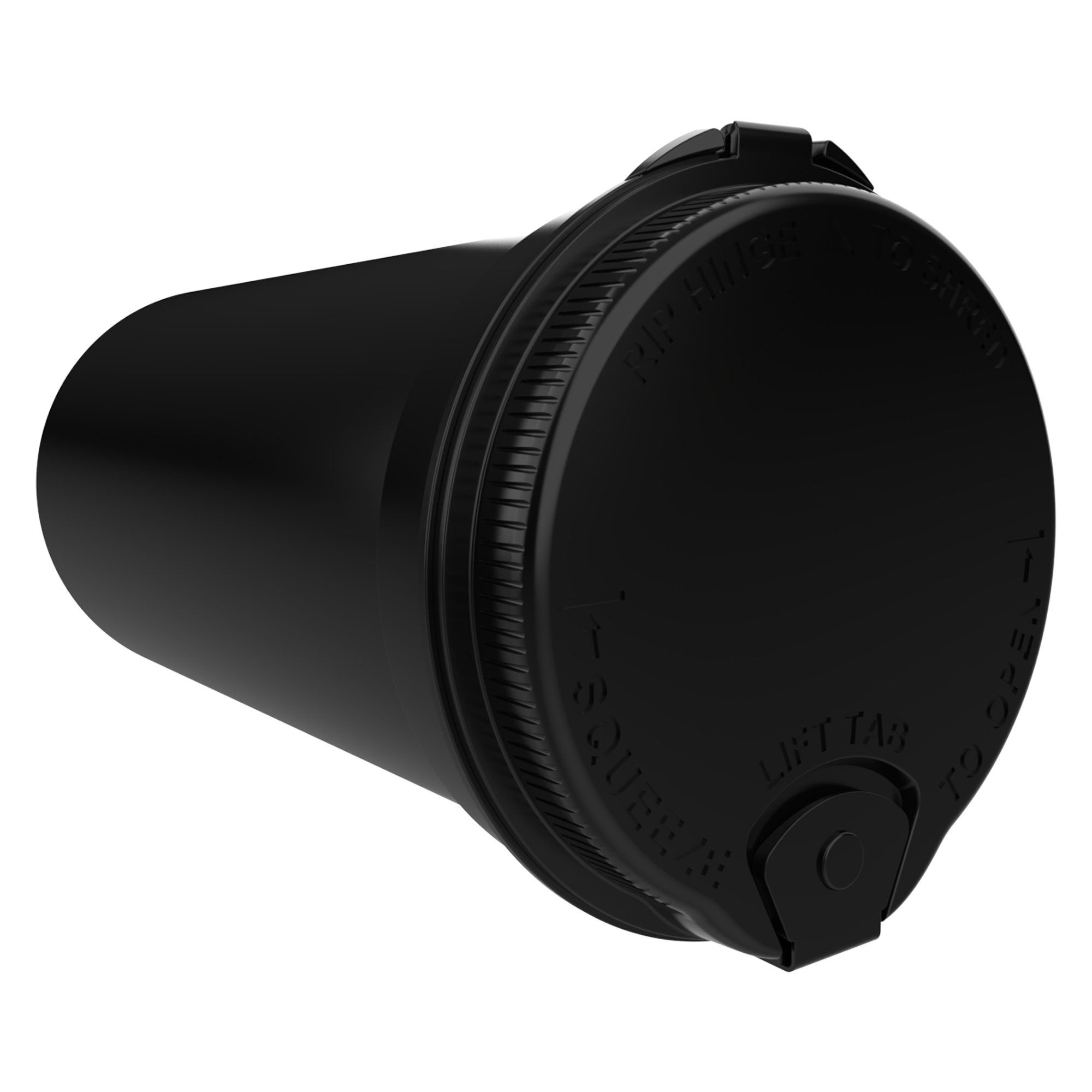 Black CR Cannabis Grinder Container | Rip N Shred Wholesale | 225 qty