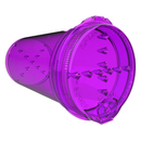 Translucent Purple Child Resistant Rip N Shred Pop Top + Grinder (225 qty.) - Dragon Chewer