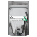 1/4 Ounce Gloss Silver & Clear Mylar Bags + Labels - (100 qty.) - Dragon Chewer