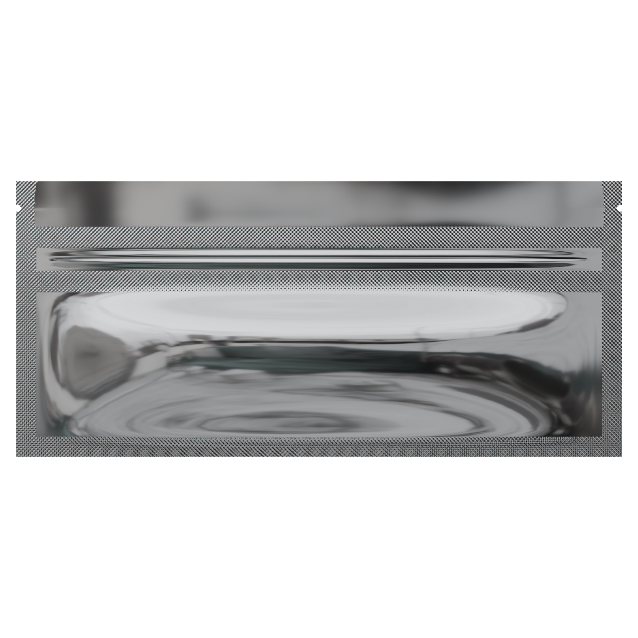 Pre Roll Gloss Silver & Clear Mylar Bags - (100 qty.) - Dragon Chewer