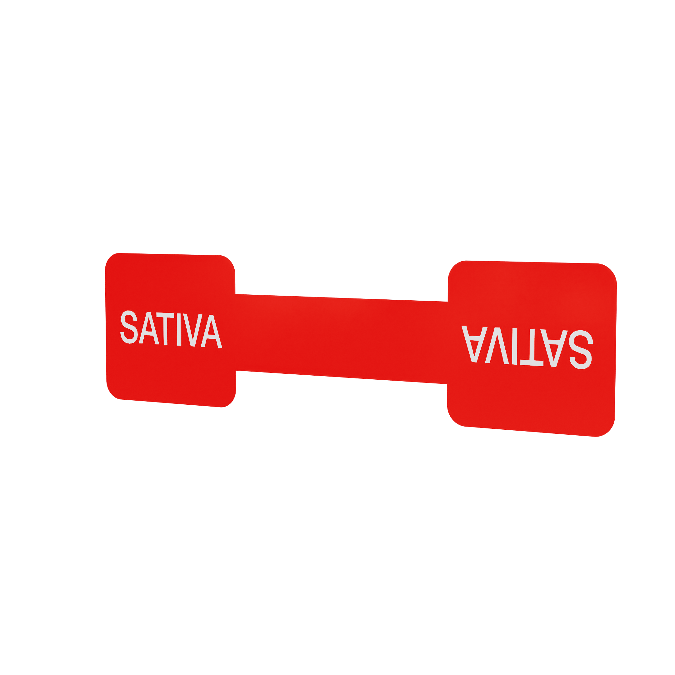 Red Tamper Evident Universal Marijuana Strain Labels (1,000 qty.)