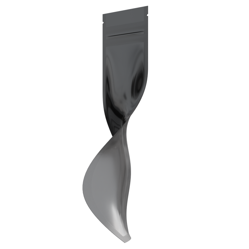 Gloss Black Vista Clear Translucent Transparent Dragon Chewer syringe king size pre roll top zipper smell proof mylar bags by HIGHLOCK. Best thick wholesale bulk dispensary custom child resistant packaging 420 barrier bags tamper evident resealable large food storage 2.5x9 usa cheap amazon