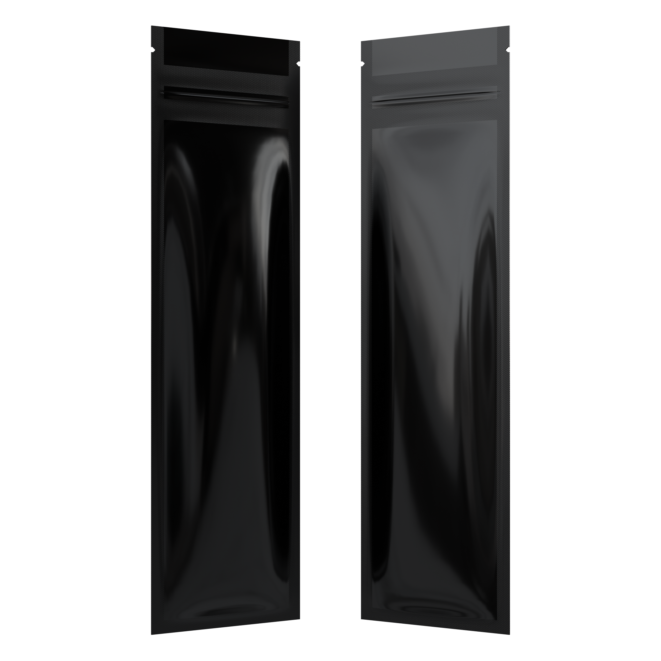 Gloss Black Opaque Dragon Chewer syringe king size pre roll top zipper smell proof mylar bags by HIGHLOCK. Best thick wholesale bulk dispensary custom child resistant packaging 420 barrier bags tamper evident resealable large food storage 2.5x9 usa cheap amazon 100 pack