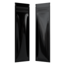 Gloss Black Opaque Dragon Chewer syringe king size pre roll top zipper smell proof mylar bags by HIGHLOCK. Best thick wholesale bulk dispensary custom child resistant packaging 420 barrier bags tamper evident resealable large food storage 2.5x9 usa cheap amazon 100 pack