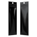 Gloss Black Opaque Dragon Chewer syringe king size pre roll top zipper smell proof mylar bags by HIGHLOCK. Best thick wholesale bulk dispensary custom child resistant packaging 420 barrier bags tamper evident resealable large food storage 2.5x9 usa cheap amazon 100 pack Hang Hole