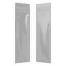 Gloss White Opaque Dragon Chewer syringe king size pre roll top zipper smell proof mylar bags by HIGHLOCK. Best thick wholesale bulk dispensary custom child resistant packaging 420 barrier bags tamper evident resealable large food storage 2.5x9 usa cheap amazon 100 pack