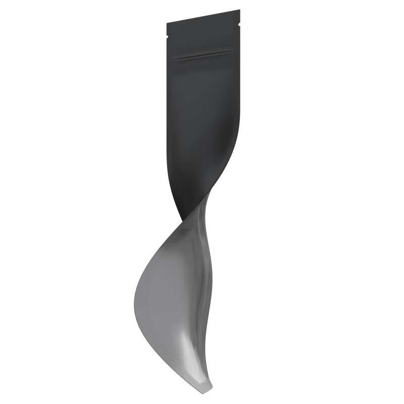 Matte Black Vista Clear Translucent Transparent Dragon Chewer syringe king size pre roll top zipper smell proof mylar bags by HIGHLOCK. Best thick wholesale bulk dispensary custom child resistant packaging 420 barrier bags tamper evident resealable large food storage 2.5x9 usa cheap amazon