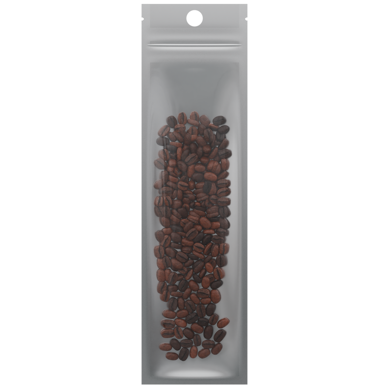 Matte Black Vista Clear Translucent Transparent Dragon Chewer syringe king size pre roll top zipper smell proof mylar bags by HIGHLOCK. Best thick wholesale bulk dispensary custom child resistant packaging 420 barrier bags tamper evident resealable large food storage baggies 2.5 x 9 hang hole