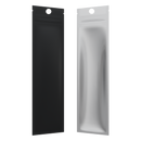 Matte Black Vista Clear Translucent Transparent Dragon syringe king size pre roll top zipper smell proof mylar bags by HIGHLOCK. Best thick wholesale bulk dispensary custom child resistant packaging 420 barrier bags tamper evident resealable large food storage near me nearby 2.5x9 hang hole