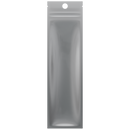 Matte Black Vista Clear Dragon Chewer syringe king size pre roll top zipper smell proof mylar bags by HIGHLOCK. Best thick wholesale bulk dispensary custom child resistant packaging 420 barrier bags tamper evident resealable large food storage heat sealable tear notches 2.5 x 9 hang hole