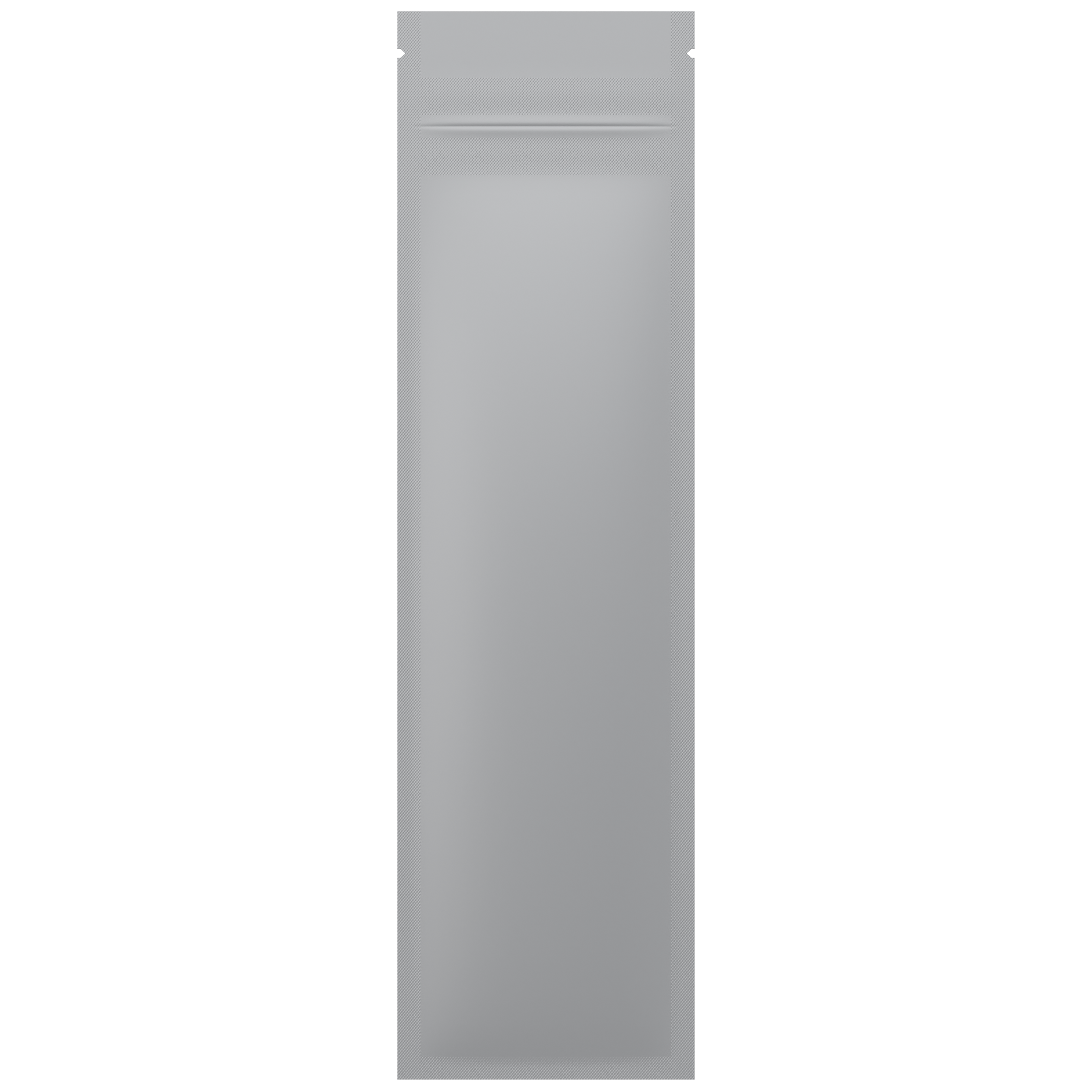 Matte White Vista Clear Dragon Chewer syringe king size pre roll top zipper smell proof mylar bags by HIGHLOCK. Best thick wholesale bulk dispensary custom child resistant packaging 420 barrier bags tamper evident resealable large food storage heat sealable 2.5 x 9
