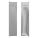 Matte White Vista Clear Translucent Transparent Dragon syringe king size pre roll top zipper smell proof mylar bags by HIGHLOCK. Best thick wholesale bulk dispensary custom child resistant packaging 420 barrier bags tamper evident resealable large food storage near me nearby 2.5x9