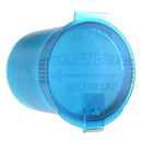 Translucent Blue 6 dram latch top pop top child resistant container bottle vial 8 4 dr wholesale packaging smell proof supplies dragon chewer template die diagram size bulk 1 gram 1g CR squeeze top airtight highlock HL nearby near me vial bottle sizes cap small