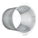 Translucent Clear 6 dram latch top pop top child resistant container bottle vial 8 4 dr wholesale packaging smell proof supplies dragon chewer template die diagram size bulk 1 gram 1g CR squeeze top airtight highlock HL nearby near me vial bottle sizes cap small