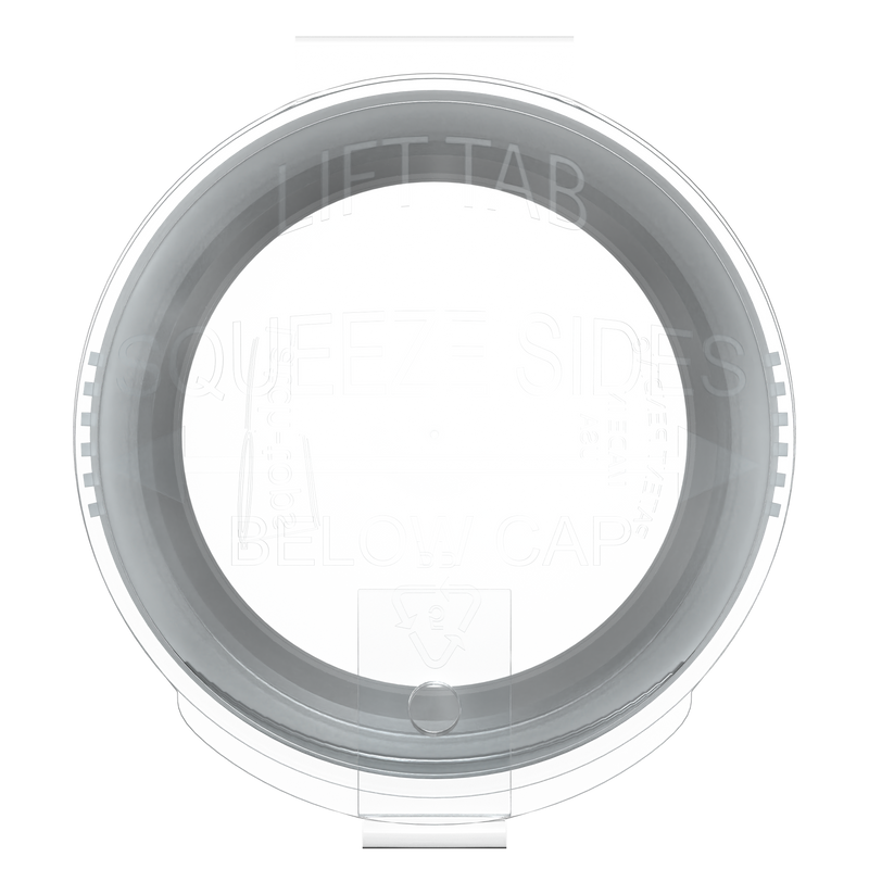Translucent Clear 6 dram latch top pop top child resistant container bottle vial 8 4 dr wholesale packaging smell proof supplies dragon chewer template die diagram size bulk 1 gram 1g CR squeeze top airtight highlock HL nearby near me vial bottle sizes cap empty BPA free pill lids small 