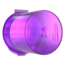 Translucent Purple 6 dram latch top pop top child resistant container bottle vial 8 4 dr wholesale packaging smell proof supplies dragon chewer template die diagram size bulk 1 gram 1g CR squeeze top airtight highlock HL nearby near me vial bottle sizes cap empty amazon small