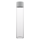 115mm Clear Glass Child Resistant Tubes - CR Smooth White Cap - (430 qty.)