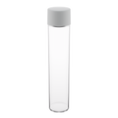 115mm Clear Glass Child Resistant Tubes - CR Smooth White Cap - (430 qty.)