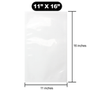 food saver vacuum sealer bags 100 seal baggies pre cut clear wholesale bulk dragon chewer heat seal 11 x 16