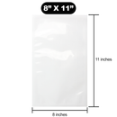 food saver vacuum sealer bags 100 seal baggies pre cut clear wholesale bulk dragon chewer heat seal 8 x 11