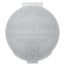 White 6 dram latch top pop top child resistant container bottle vial 8 4 dr wholesale packaging smell proof supplies dragon chewer template die diagram size bulk 1 gram 1g CR squeeze top airtight highlock HL nearby near me vial bottle sizes cap empty BPA free pill lids small 