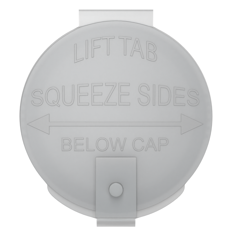 White 6 dram latch top pop top child resistant container bottle vial 8 4 dr wholesale packaging smell proof supplies dragon chewer template die diagram size bulk 1 gram 1g CR squeeze top airtight highlock HL nearby near me vial bottle sizes cap empty BPA free pill lids small 