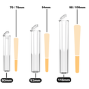 116 109 98 92 84 80 78 70 mm premium wholesale bulk pop top pre roll tubes containers vials jars near me size guide template dimensions clear