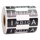 Black Tamper Evident Universal Marijuana Strain Labels - Indica (1,000 qty.) - Dragon Chewer