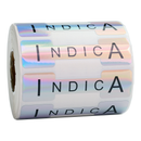 Holographic Silver Tamper Evident Universal Marijuana Strain Labels - Indica (1,000 qty.) - Dragon Chewer