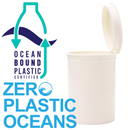 30 Dram white Squeeze top can cannabis marijuana packaging containers jars bottles vials dragon chewer CPSC ISO ASTM certified compliance compliant bulk airtight  recycled ocean plastic eco friendly sustainable 