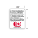 OMMA 1.55x2 Oklahoma THC Universal Symbol Labels (1,000 qty.)