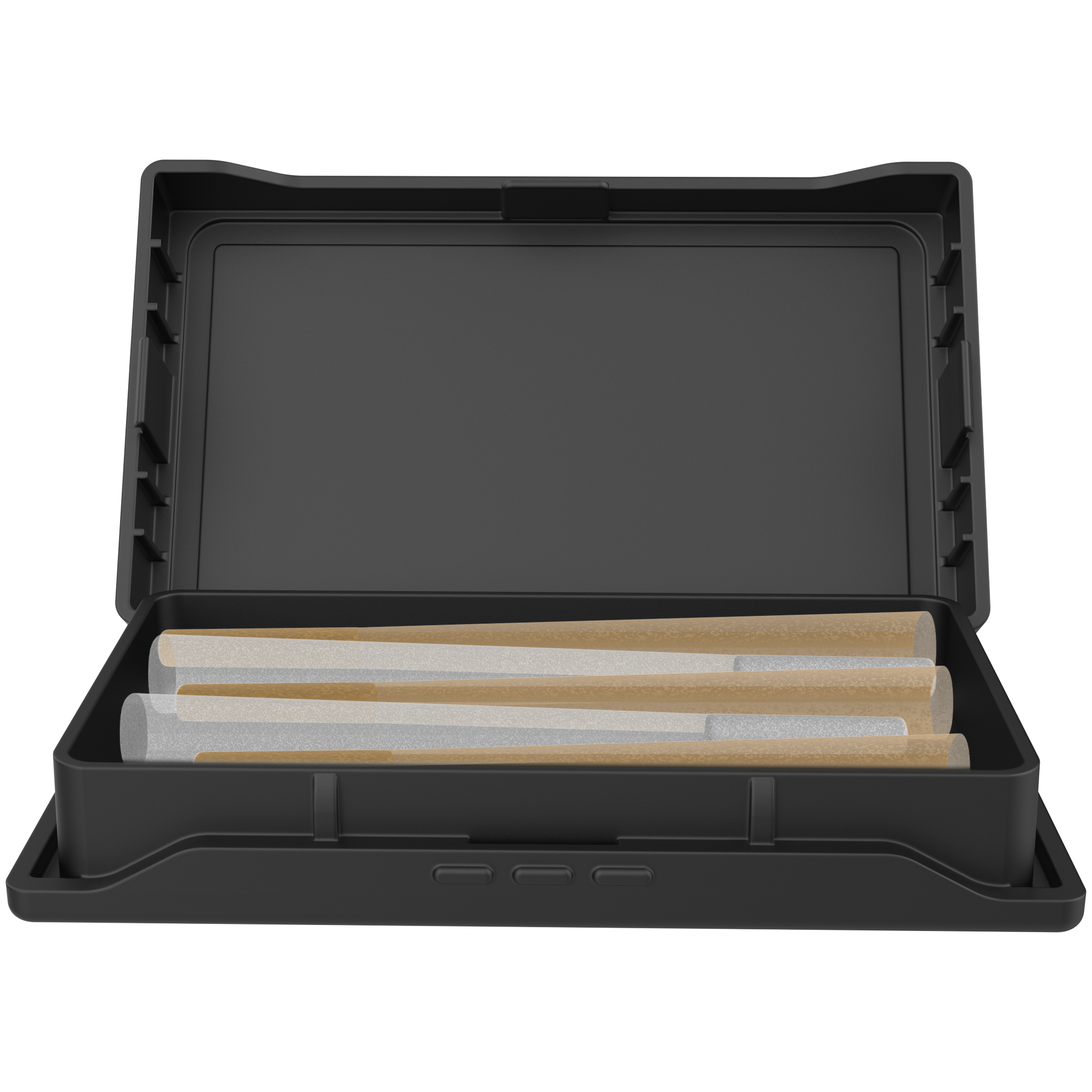 98mm Black CR Pre Roll Packaging Box - Snap Pack (168 qty.) - Dragon Chewer