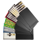 Dragon Chewer Black Press N Pull 109 mm CR child resistant wholesale child resistant custom pre roll packaging slider box. The best custom 420 pre roll packaging cases, holders & supplies. This multi-use / multi-pack dispensary container is great for edibles, joints, blunts, cones, cartridges, and more! MADE IN THE USA.