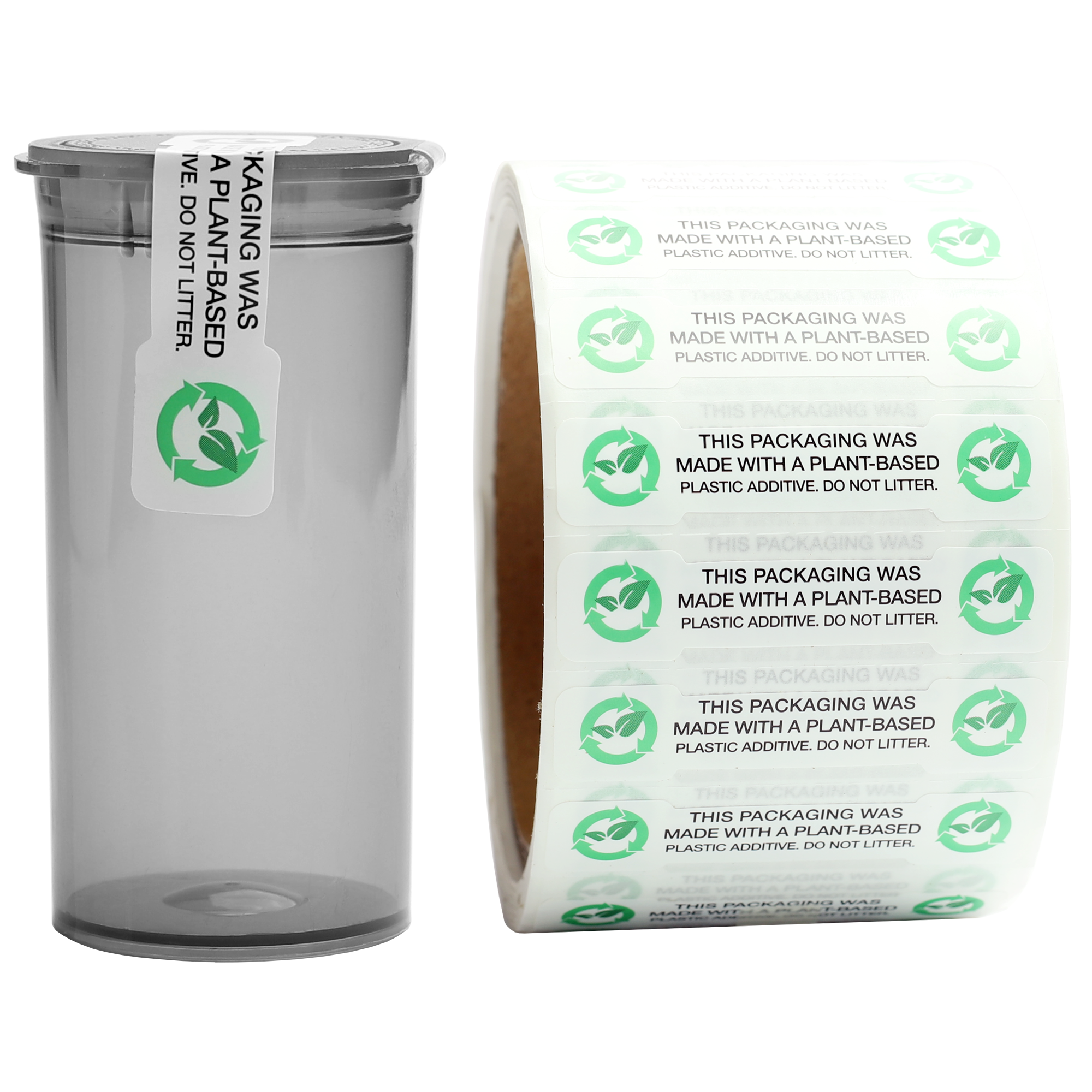 plastic plant labels 1000 Plant-Based Additive Tamper Evident Universal Labels (1,000 qty.)
