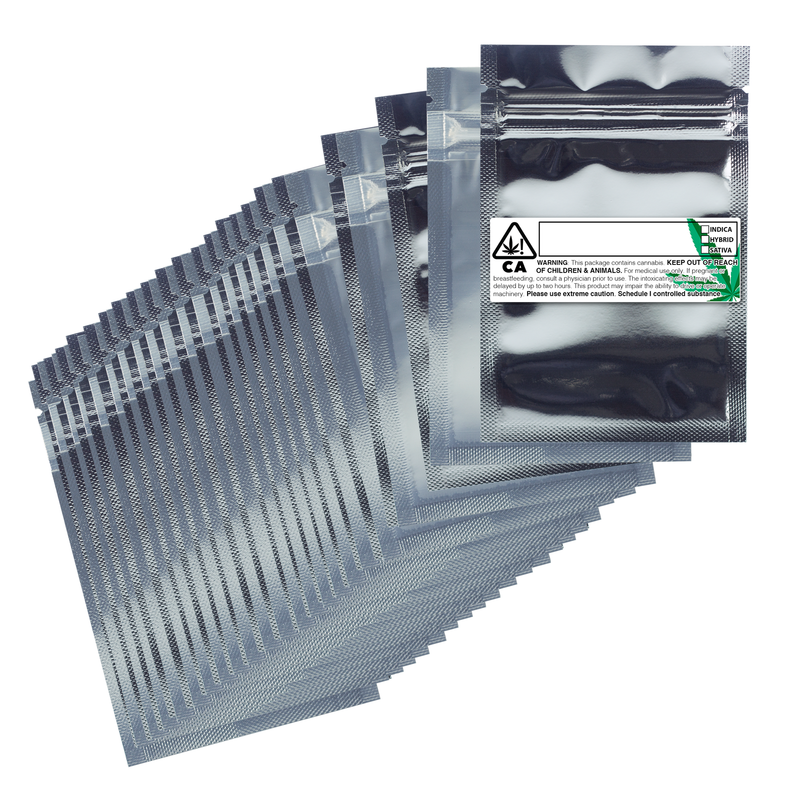 Silver Dragon Chewer gram smell proof foil mylar bags by the Caviar Locker with custom designer rx strain labels. Thick wholesale bulk dispensary custom child resistant packaging 420 long term storage barrier bags with thc stickers. 