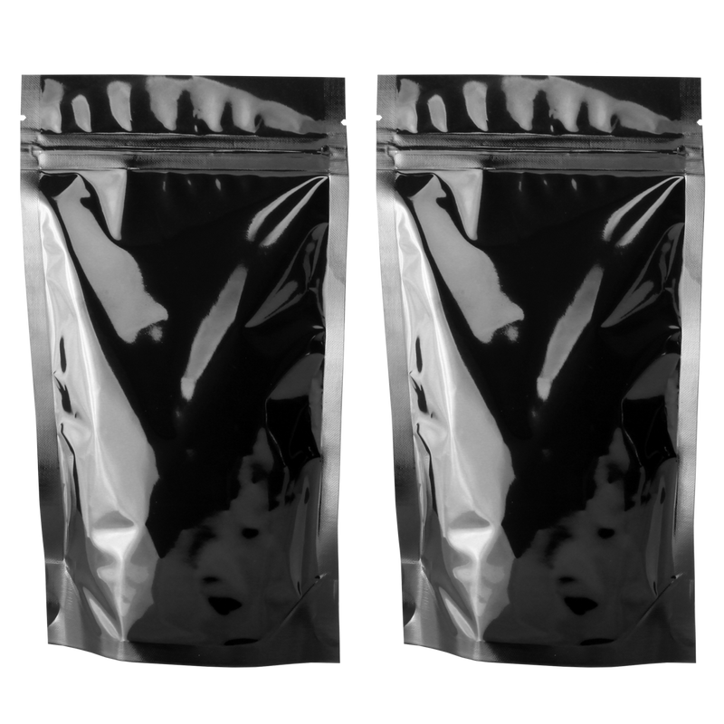 Black Dragon Chewer 14g half ounce smell proof mylar bags by the Caviar Locker. Thick wholesale bulk dispensary custom child resistant packaging 420 barrier bags. 