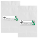 White Dragon Chewer 7g quarter ounce smell proof foil mylar bags by the Caviar Locker with custom designer rx strain labels. Thick wholesale bulk dispensary custom child resistant packaging 420 long term storage barrier bags with thc stickers. 