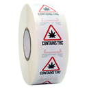 Dragon Chewer Maine & Massachusetts circle dispensary 420 THC strain labels. Bulk wholesale warning Rx stickers for glass jars, pop tops, mylar bags and edibles. Free printable strain labels.