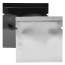 2x2 Gloss Black & Gloss Clear Mylar Bags - Heat Seal - (1,000 qty.) - Dragon Chewer