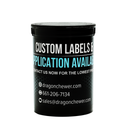 30 Dram Pop Top CR Container Premium Custom Labels (2,500 qty.) - USA MADE - Dragon Chewer