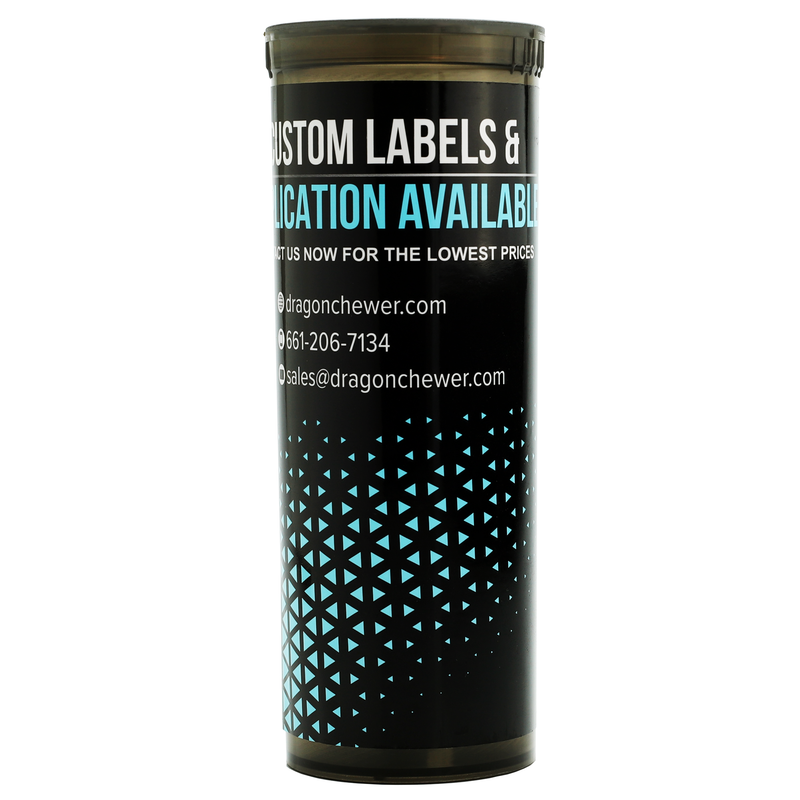 60 Dram Custom Pop Top Bottle Labels - White Backing