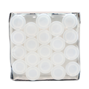 6ML Shoulder Less Clear Glass Concentrate Jar - Clear Silicone Cap (20 qty.) - Dragon Chewer