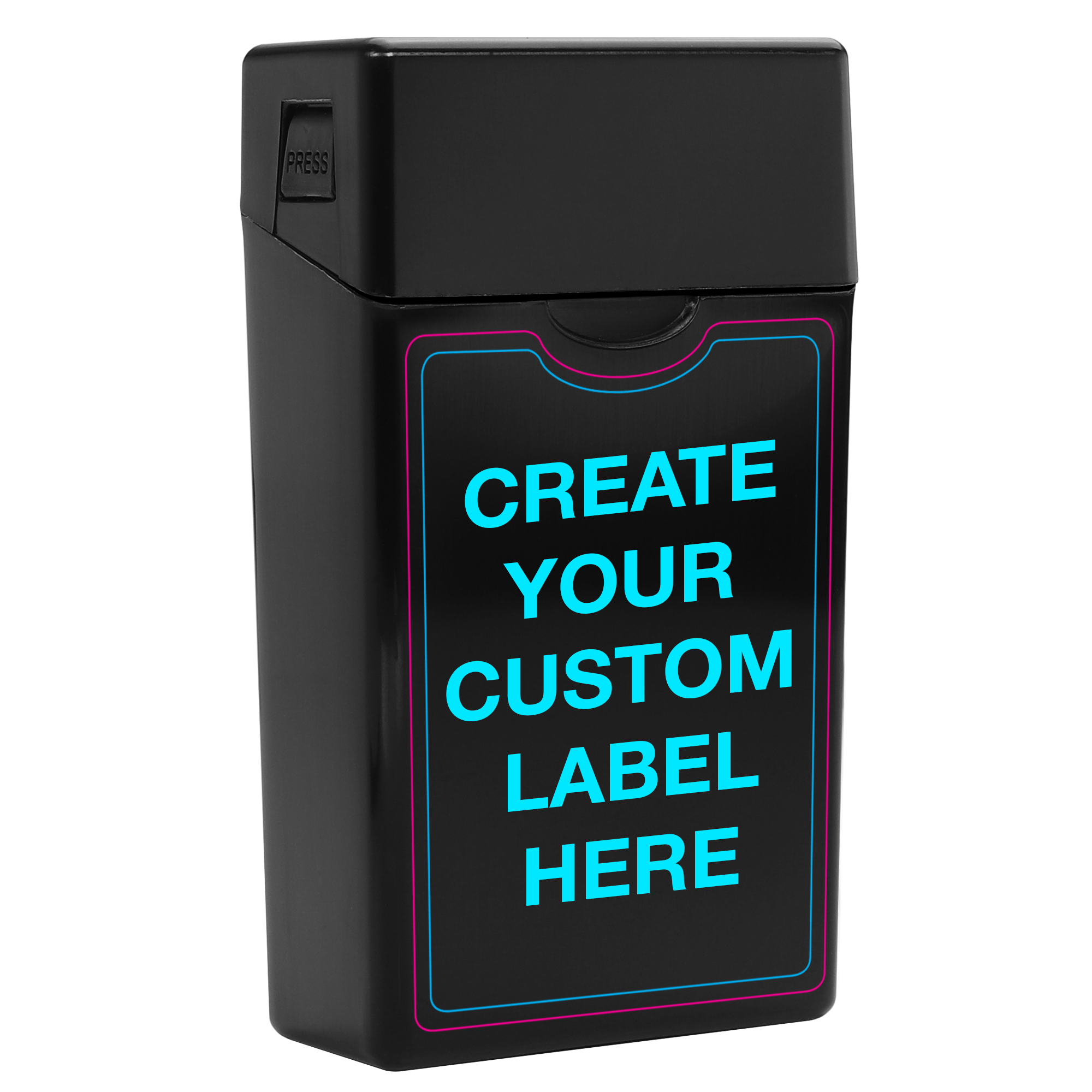 84MM Pinch N Flip Pre Roll Box Custom Labels (2,500 qty.) - USA MADE - Dragon Chewer