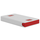 Dragon Chewer White & Red Press N Pull 85 Slim CR child resistant wholesale child resistant custom pre roll packaging slider box. The best custom 420 pre roll packaging cases, holders & supplies. This multi-use / multi-pack dispensary container is great for edibles, joints, cartridges, and more! MADE IN THE USA.