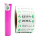 Plant-Based Additive Tamper Evident Universal Labels (1,000 qty.) - Dragon Chewer