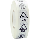 Dragon Chewer California dispensary universal symbol small clear vape cartridge 420 THC strain labels. Bulk wholesale warning Rx stickers for glass jars, pop tops, mylar bags and edibles. Free printable strain labels.