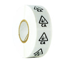 Dragon Chewer California dispensary universal symbol small 420 THC strain labels. Bulk wholesale warning Rx stickers for glass jars, pop tops, mylar bags and edibles. Free printable strain labels.