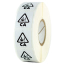 Dragon Chewer California dispensary universal symbol small 420 THC strain labels. Bulk wholesale warning Rx stickers for glass jars, pop tops, mylar bags and edibles. Free printable strain labels.